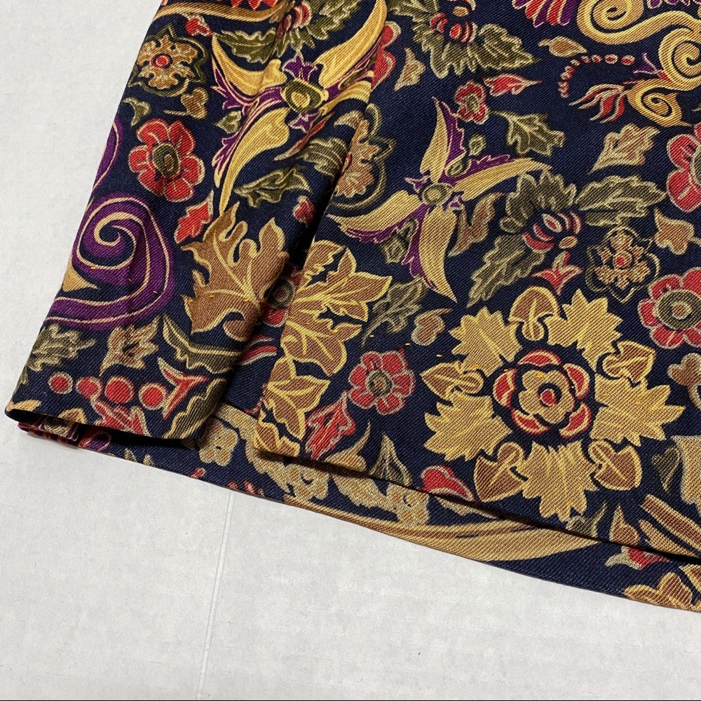 Vintage retro floral skirt - Picture 8 of 10